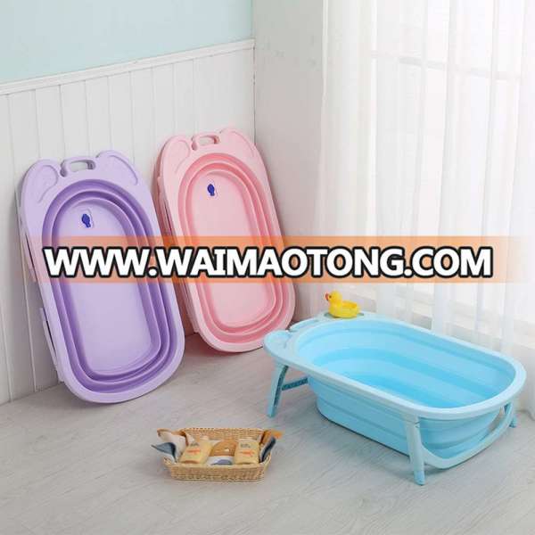 Folding Bath Tub/ Flexible Baby Bath/cheap Folded Children Bah Tub